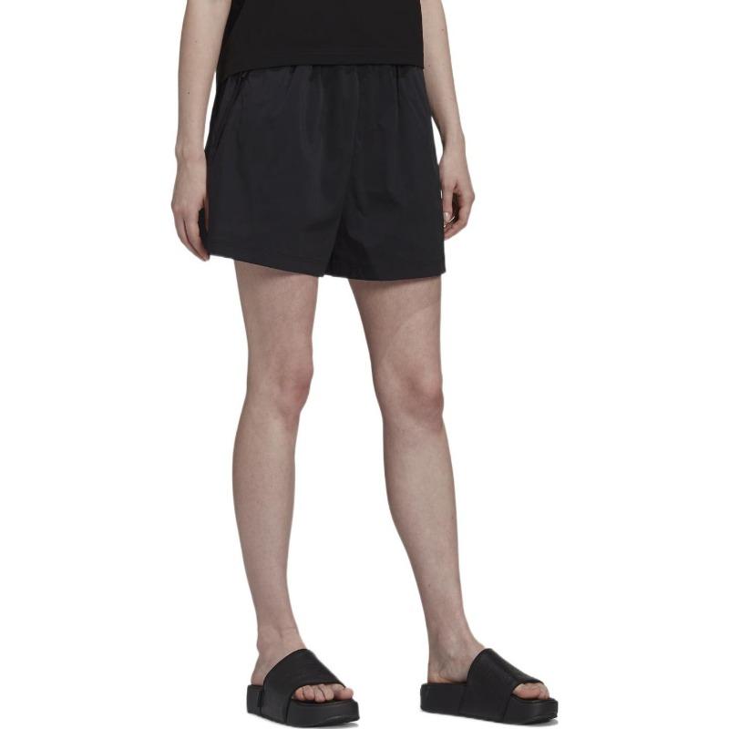 Y-3 SS22 Logo Print Solid Color Shorts Women Shorts Black HG8543