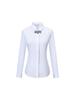 2024 Unisex Bamboo Fiber White Non-Iron Long-Sleeve Shirt: Women's Business Style