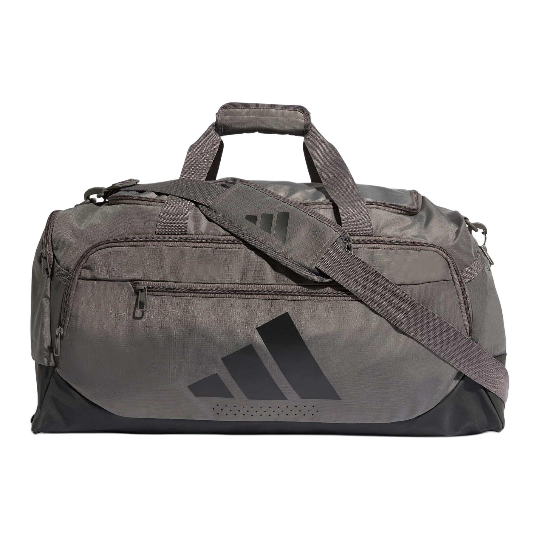 

Adidas 60.6L Tear-Resistant Large Capacity Polyester Fitness Bag Medium Men bags Charcoal-Gray Black KC6752 Charcoal Gray & Black