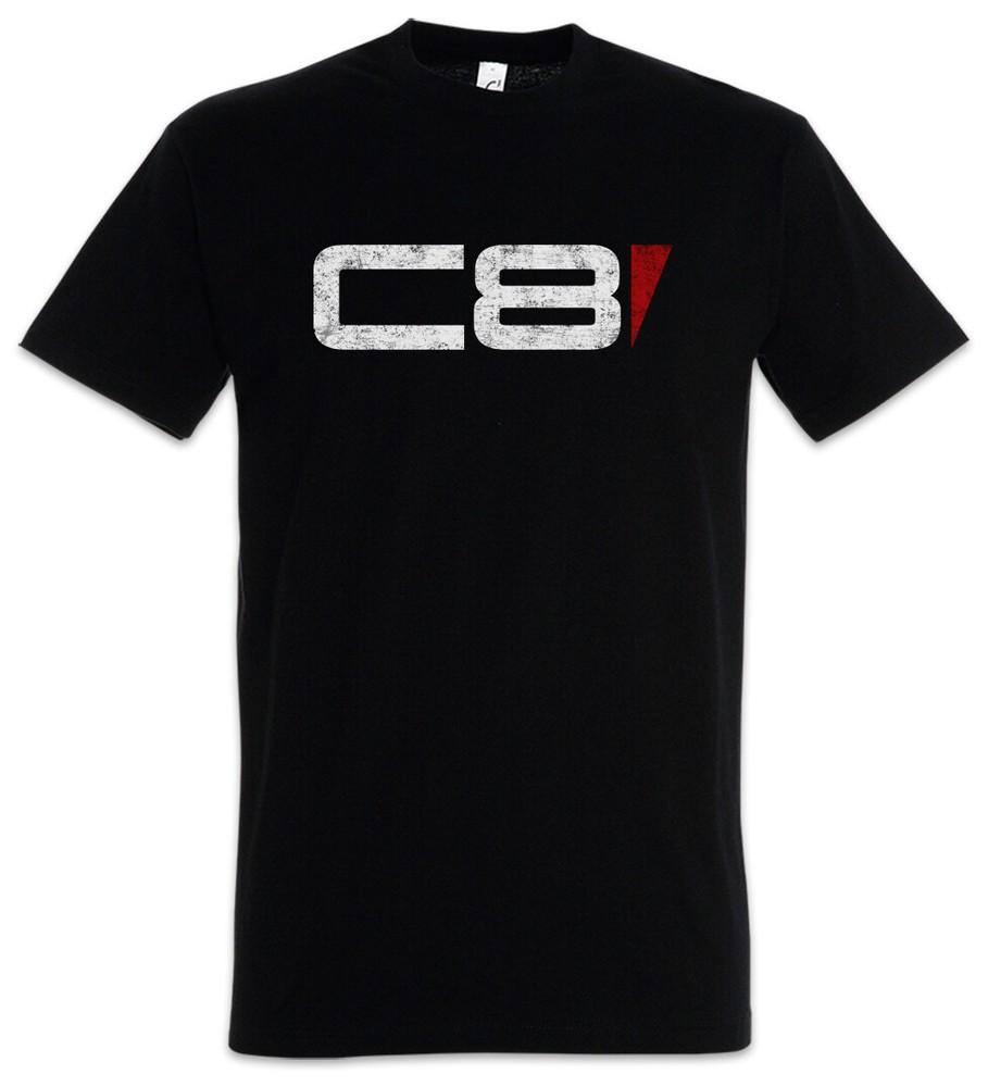

C8 Logo Men s T-Shirt Jack Mass Normandy Sign Sign Sheppard Effect Game 2XL