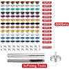 Metal Eyelets, 600Pcs 12 Colors 3/16 Inch Metal Grommets Kit, Multi-Color Grommets Kit, Metal Eyelets Set with 3 Pieces Installation Tool and Storage