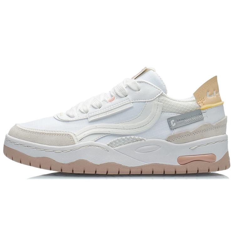 

Новые низкие кеды LiNing CF Tracing с противоскользящей износостойкой подошвой для скейтборда, женские, белые AGCR300-3 39