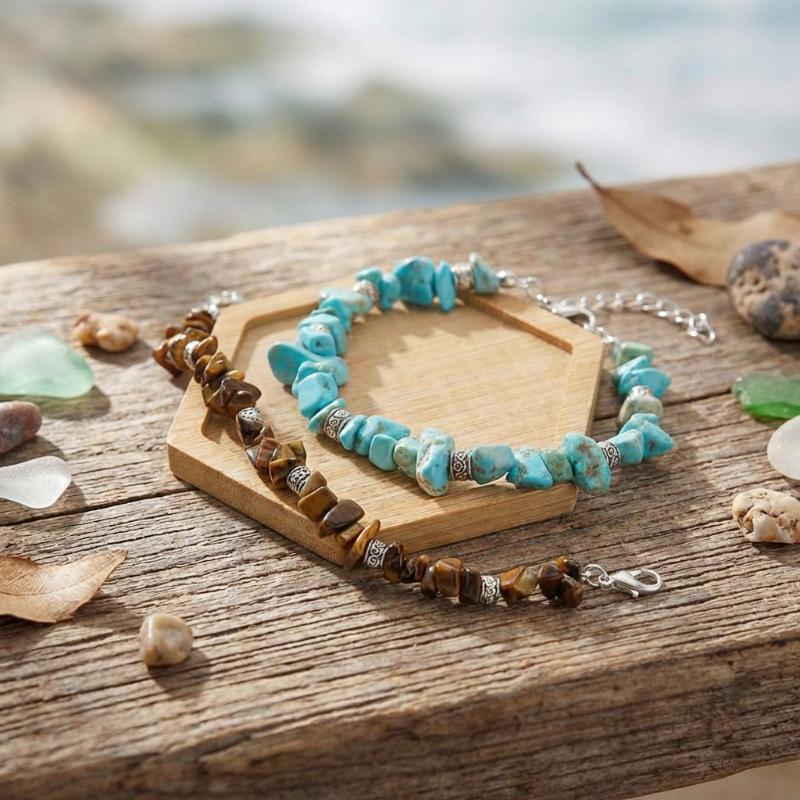 Bohemian Schelp Kralen Armbanden Voor Vrouwen Handgemaakt Onregelmatige Steen Kralen Armbanden Zomer Strand Sieraden