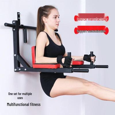 Wall-Mounted Reversible Pull-Up Bars for Home Fitness