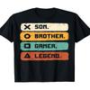 Brother, Teens, and Boys - Gaming Men's T-Shirts with Fun Design - Quality  Fabric and Casual Style