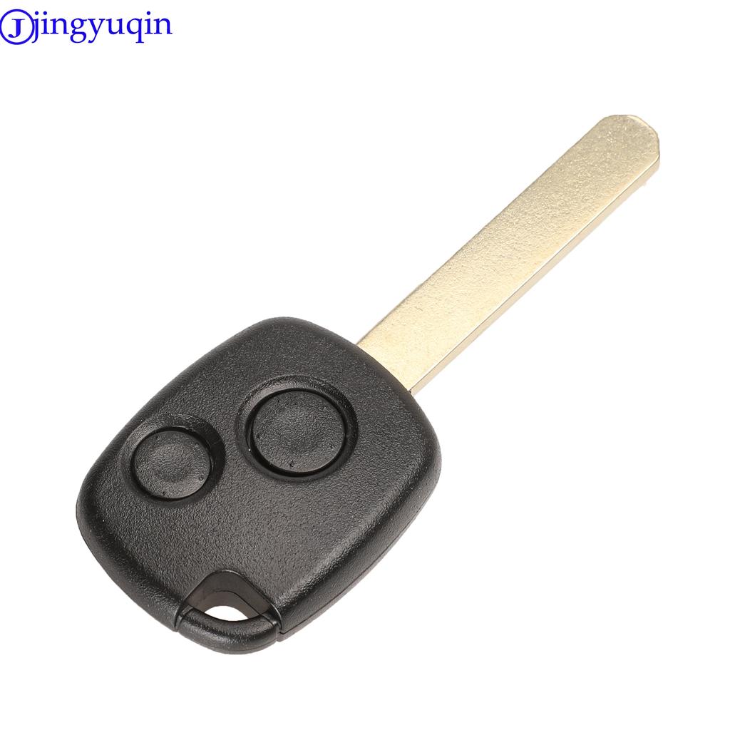 jingyuqin 10ps 1/2 B Remote Blank Car Key Shell Case Cover Fob For Honda Odyssey Uncut Blade