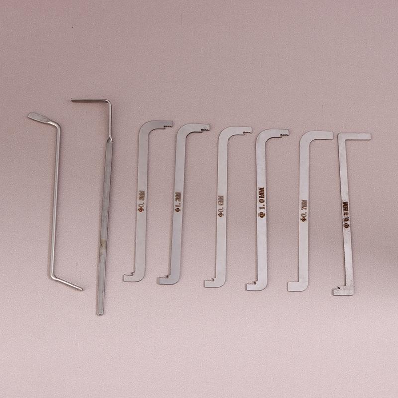 6/11Pcs High Quality Practical Lock Tool Set Replacement Turning Tool / Double Head Tension Wrench Emergency Tools