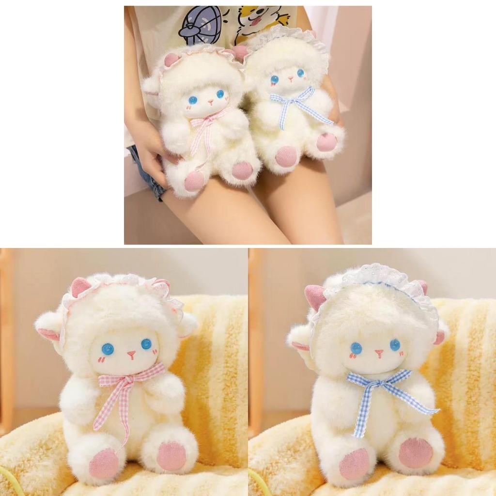 Plush Sheep Doll Soft Short Plush Baby Gift For Kids And Teens