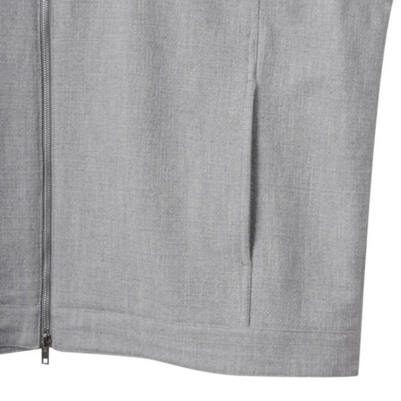 Customellow Gray Tweed Jacket Cwjas25102gyl