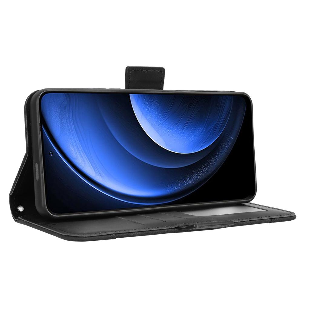 Für Blackview Oscal Tiger 13 Lederhülle Handy Brieftaschenhülle mit mehreren Kartenfächern