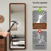 Chinese Style Full-Length Dressing Mirror: Large, Wall-Mountable Floor Mirror for Living Room, Bedroom, or Clothing Store Fitting Room.