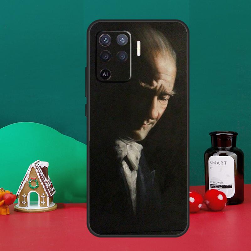 

Чехол для OPPO A96 A76 A16 A17 A57 A77 A15 A52 A72 A5 A9 A53 A91 A79 A58 A78 A98 A94 A74 A54, Турция, Мустафа Кемаль Ататюрк OPPO A94 4G