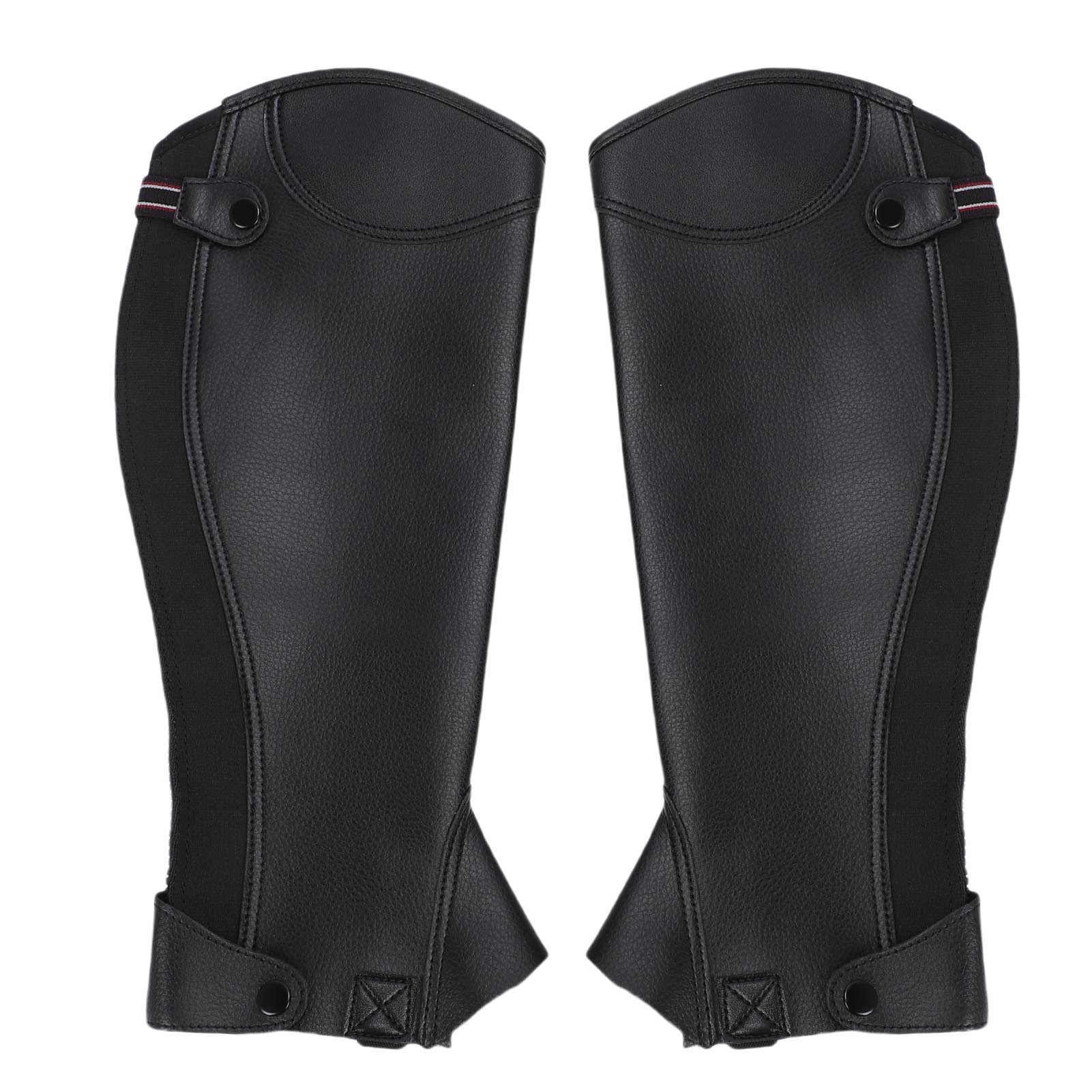 Equestrian Half Chaps for Adults Microfiber Protective Leg Guard Half Chap for Horse Riding XL