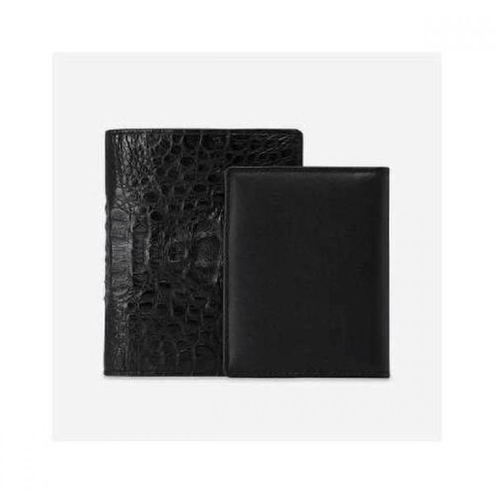 Daks Black Crocodile Leather Wallet Dbwa3e712bk