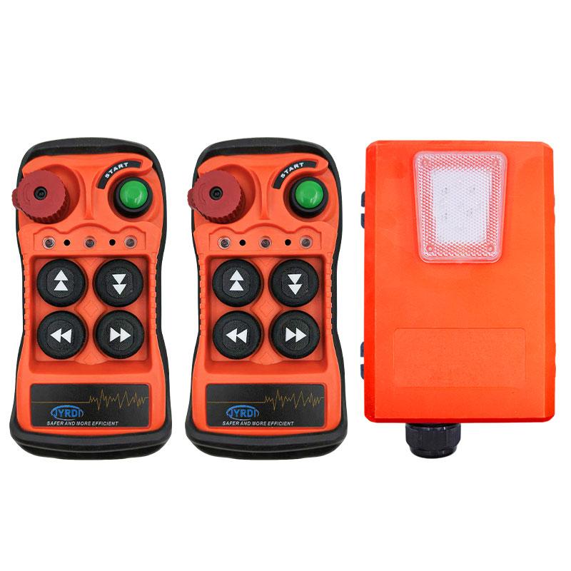 Nuovo Q404 4 Pulsanti Doppia Velocità Industriale Radio Wireless Telecomando per Gru interruttori argani Paranco binario Controller Gru