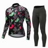 2026 Summer and Autumn Long-sleeved Cycling Suit, Women's Top, Overalls, Trousers, Quick-drying and Breathable Cycling Clothing