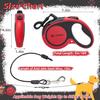 PUPTECK Retractable Dog Leash with Anti-Chewing Steel Wire, 360°Tangle-Free Pet Walking Leash for Small Medium Large Dogs, Heavy Duty Up To 110lbs,