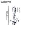100%Copper Mickey Hand Charms Beads Simple Stylish Style Pendants Fit Original Bangle Bracelet Diy For Women Jewelry
