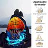 1pc Basketball Printing Lightweight Flannel Blanket, Comfortable and Warm Blanket, for Camping Sofa Bed and Couch Office, Suitable for Gift B