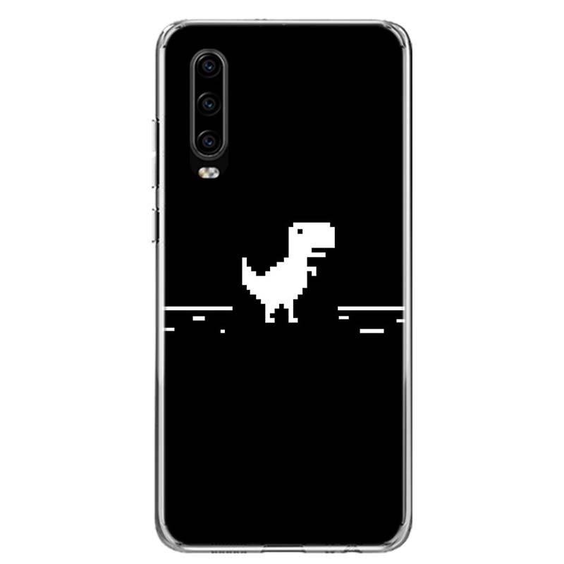 Cute Animal Dinosaur Baby Cover Phone Case For Huawei P30 P20 P10 P40 P50 Pro Mate 20 40 30 10 Lite Popular Fundas Art Gift
