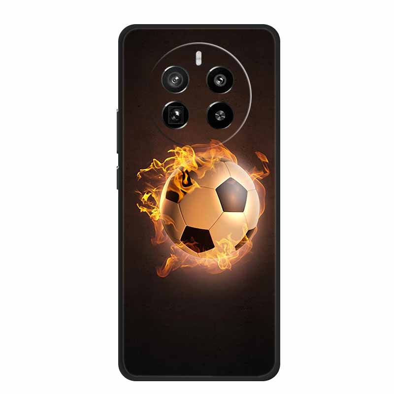 For Realme 12 Pro Case Realme12 Pro Plus 6.7" Black Silicone Soft Phone Case For Realme 12 Pro Back Cover Case 12Pro Coque Shell