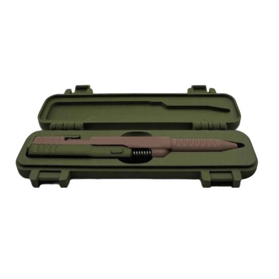 Kugelschreiber 3D-gedruckter taktischer Schiebe-Kugelschreiber Leichter, langlebiger PLA-Körper Geschmeidige Gel-Tinte Nachfüllbares Schreibgerät