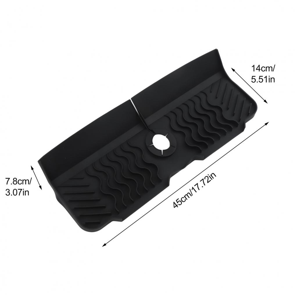 Tappetino Antiscivolo in Silicone per Lavello Compatibile con la Maggior Parte delle Installazioni di Rubinetti nelle Cucine Domestiche