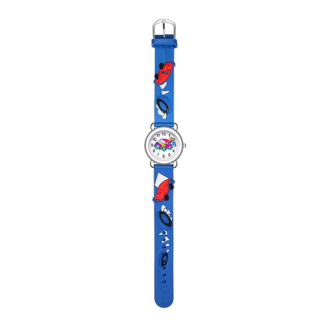 Cute Cartoon Pattern Watches Children Kids Boys Quartz Analog Wrist Watch Gift