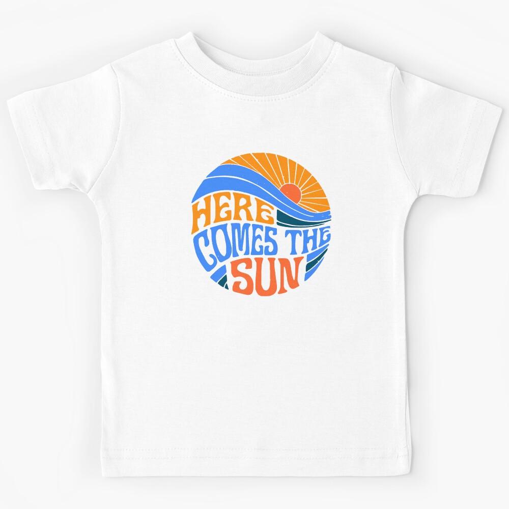 Vintage Here Comes The Sun Kids T-Shirt 110