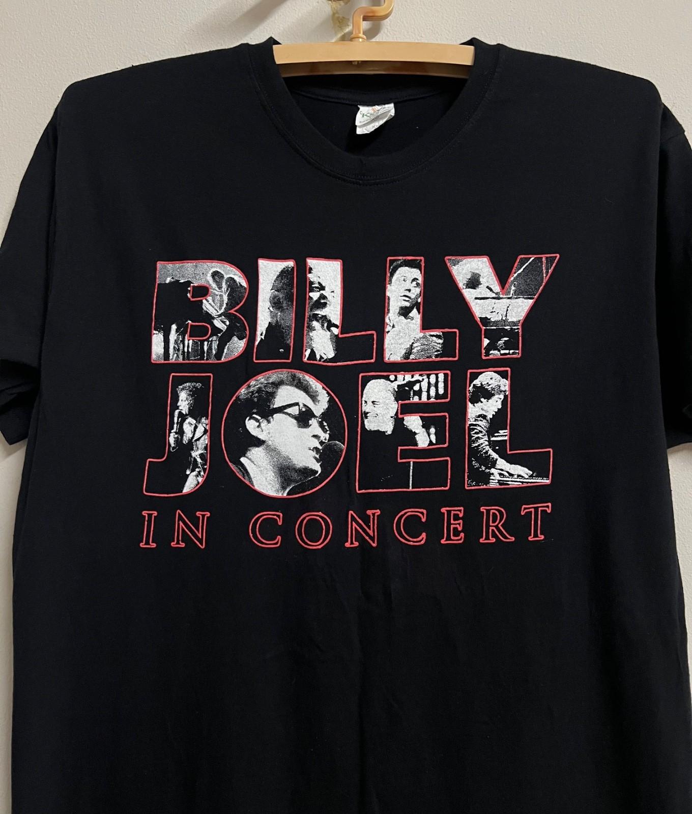 Billy Joel 2018 Concert T Shirt 100th MSG Garden Size XL Black Band Tee Unisex T-Shirt S