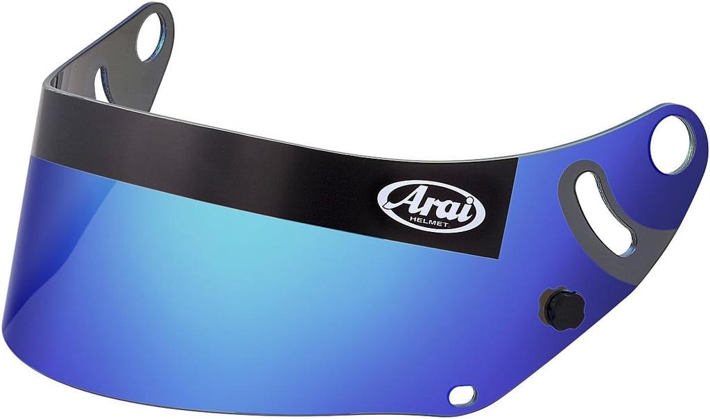 Arai Mirror Shield 8859 Series for and (Smoke/Blue) GP-6, GP-6S, SK-6 (Product Code 011349)