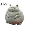 Desktop Decorations for Office Fat Cat Figurine, Cute Lazy Desk Car Decor with Solid Base, Heartwarming Holiday Gifts Mini Calming Statue Office,