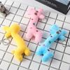 Non-Toxic Kawaii Plush Giraffe Stuffed Toys Cartoon Animal Doll Keyring Soft Cute Plush Keychain Pendant For Kids Baby Children Funny Gift