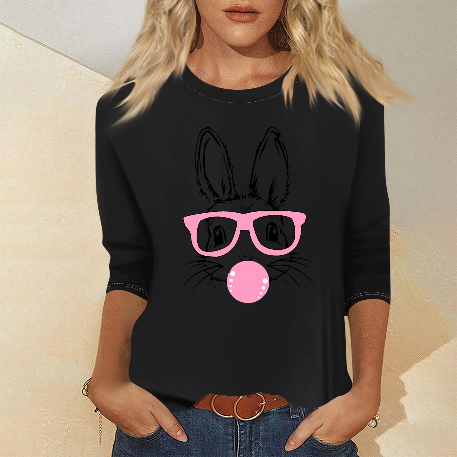 

Женская мода повседневный свитер с семью рукавами и принтом ко Дню святого Валентина L чёрный