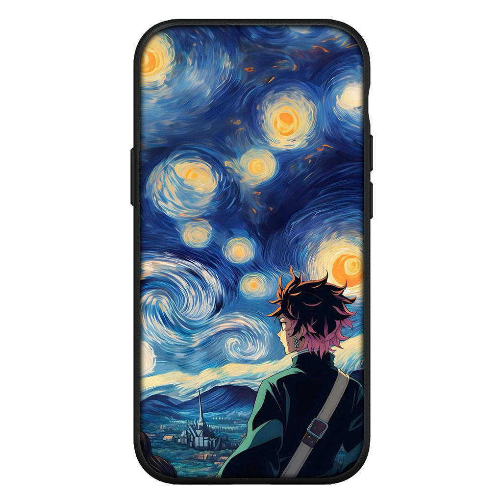 

Чехол для iPhone 16 15 Xiaomi Redmi Note 14 13 12 11 Pro Max X 8 9 16e Samsung Galaxy S25 S24 S23 Moto OPPO Huawei Starry Night Van Gogh Phone Case for Samsung Galaxy S21 олений