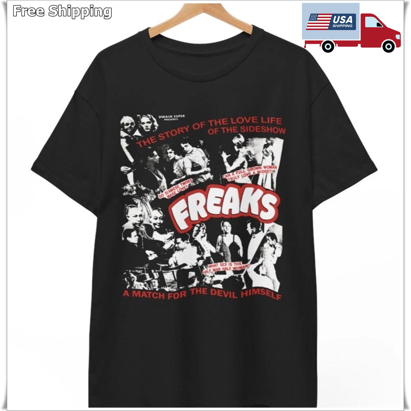 Freaks - Tod Browning - Johnny Eck - Unisex Tee S