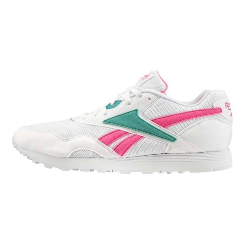 Reebok Rapide Mu Легкие Удобные Низкие Беговые Кроссовки Бело-Зеленые DV4603 43