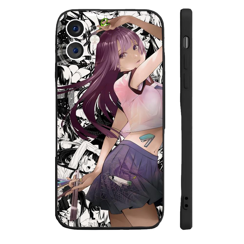 Hitagi Senjougahara Phone Case Silicone Soft For IPhone 16 15 14 13 12 11 Plus Pro Max Plus