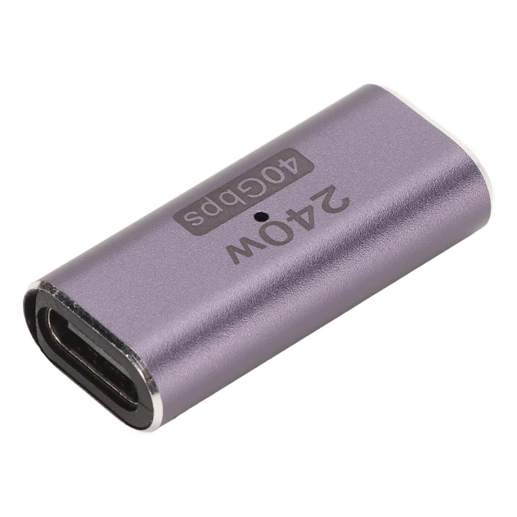 Type C Adapter USB4.0 HD 8K 40Gbps PD240W Fast Charging Aluminum Shell Portable Type C To Type C