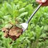 Garden Small Hand Shovel with Non-Slip Ergonomic Handle T-Shaped Design Gardening Trowel Weed Remover Tool