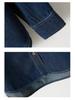 Women's Washed Retro Denim Long Sleeve Shirt - 2026 Spring/Autumn Hong Kong Style Artistic Top