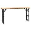 VidaXL Table à bière pliable 170x50x75-105 cm bois massif de sapin 363114