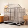 Indoor Dog Cage with Toilet Separation for Small to Large Breeds, Ideal for Golden Retrievers and Labradors
