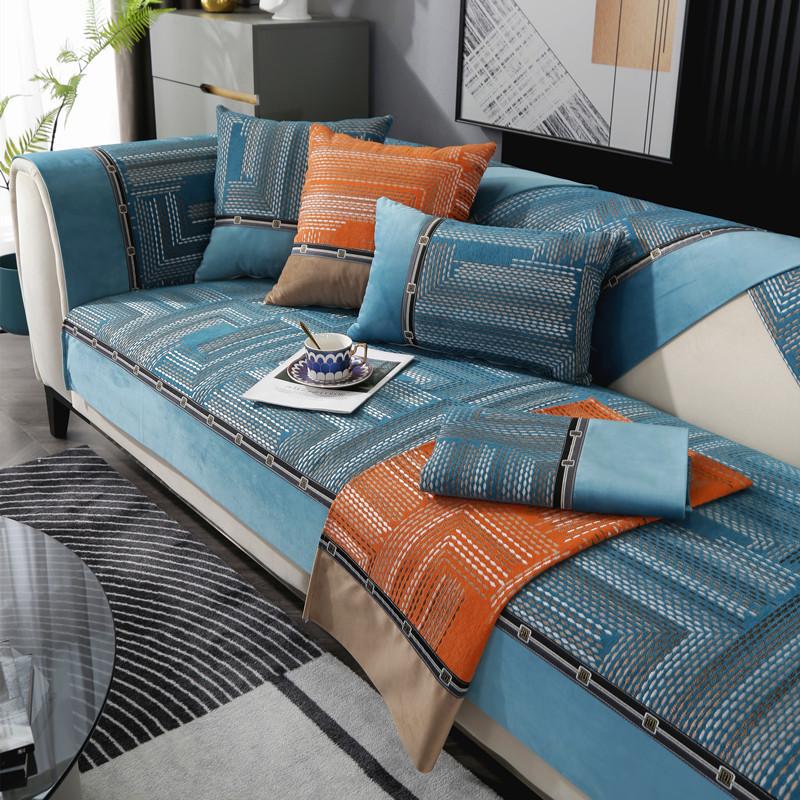 Плед противоскользящий чехол для дивана — фото 8