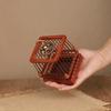 9x7.5cm Grasshopper Cage Cricket Insect Pet Cage House Catcher Feeding Wood Cage Small Parrots Finch Pets Birdcages New
