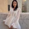 Za Autumn New Women Clothes 2025 Western Style Fashion Design Sense Chiffon Multi-Layer Frill Long Sleeve Dress