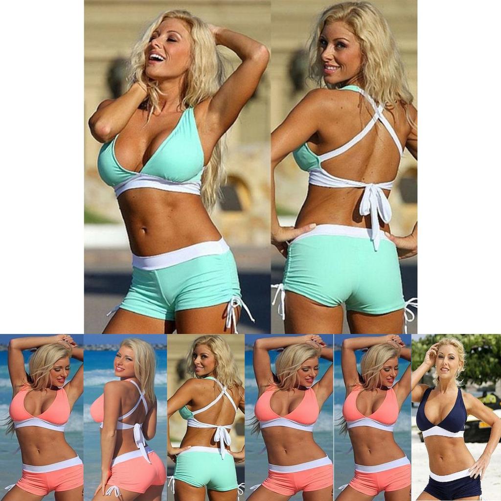Premium Quality Women Summer Fashion Bikini Swimsuits Sexy Boxer Split Bikinis Beach Bikini For Effortless Style