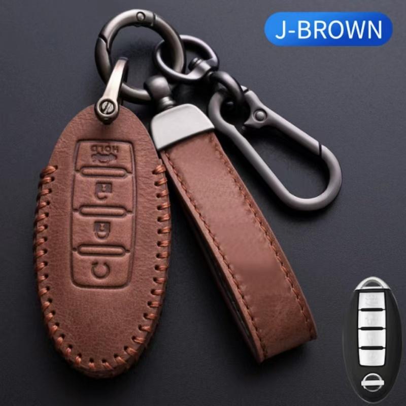 4 buttons Car Key Case Cover for Nissan Leaf Micra Qashqai J11 J10 X Trail T32 Versa Note Patrol Key Fob Cover Accessories