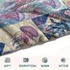 Ocean Retro Print Flannel Blanket, High quality Comfortable for All Seasons, Home Decor, Warmth and Comfort, Perfect for Christmas Gifts80