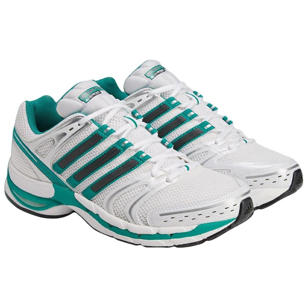 Sporty & Rich x Adidas Adistar Control 5 Cloud White Pure Teal Unisex Sneakers Carbon IH9707